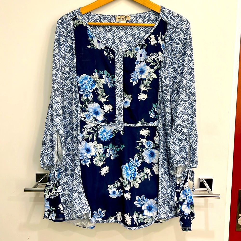 One world 1X blouse